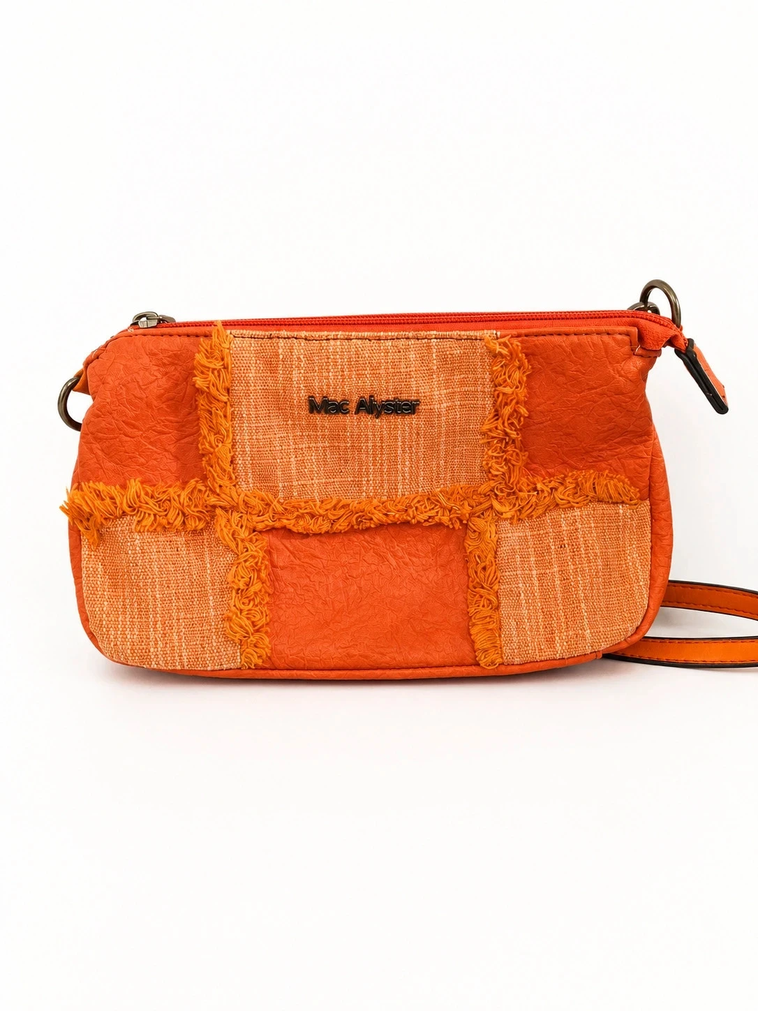 Sac bandoulière orange Mac Alyster